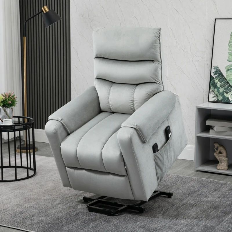 Fauteuil auto-souleveur Homcom (gris argent)